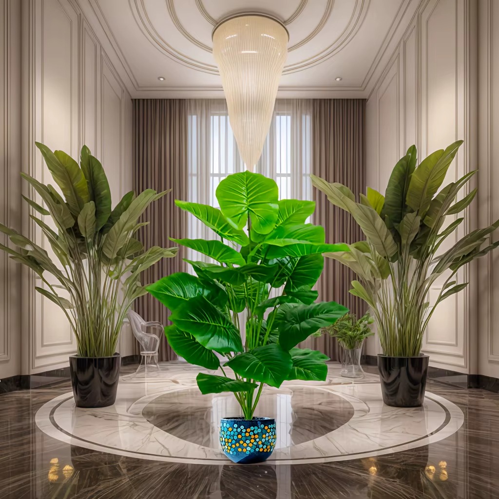 Monstera Adansonii - 1 Stuk 60-105cm Levensechte Kunstmatige Palmboom