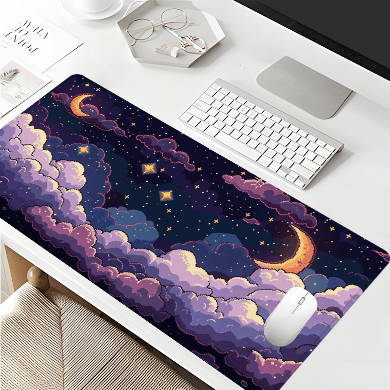 Tradescantia Purple - Paarse Starry Night Cloud-muismat - Extra