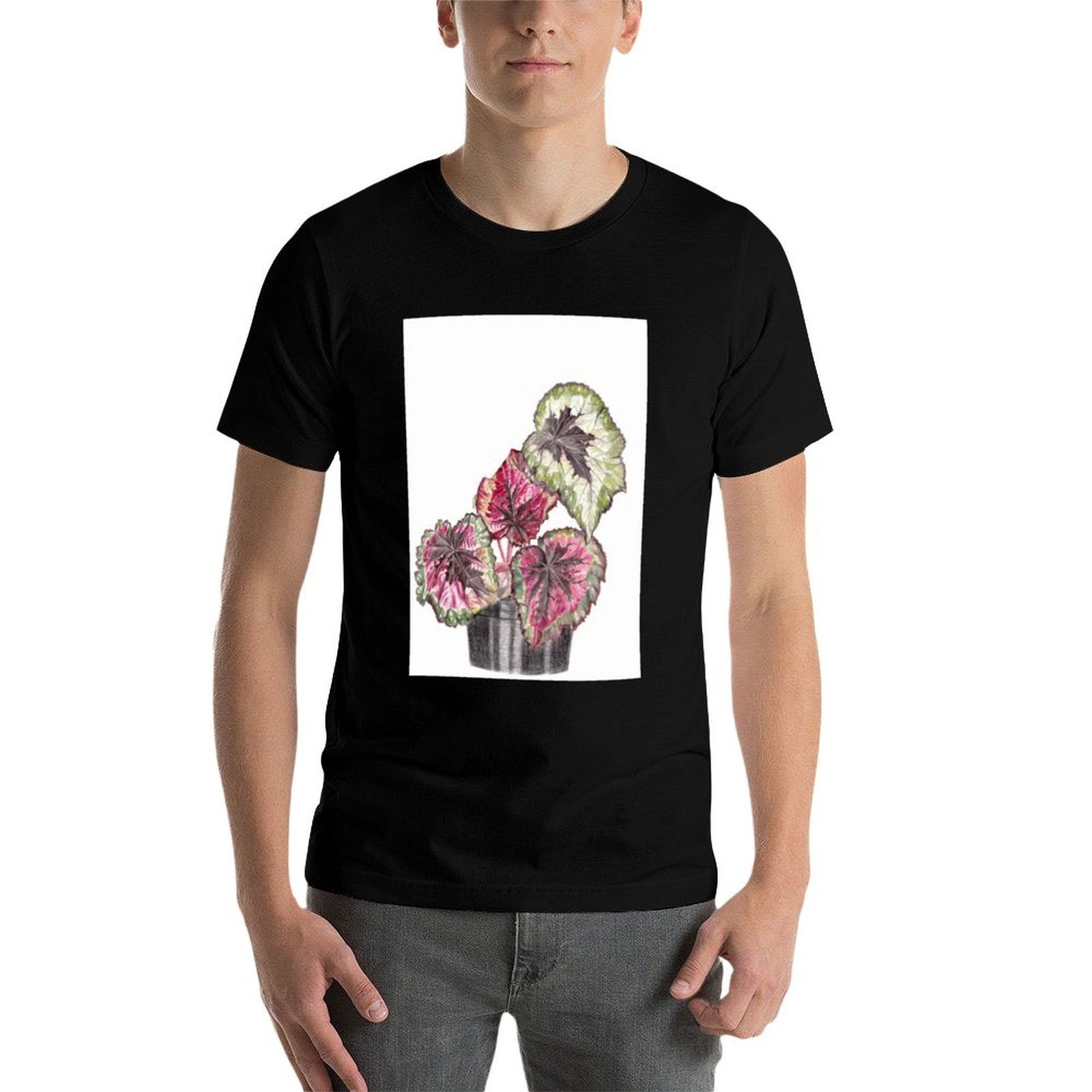 Begonia Rex T-shirt, zomerse,  - Begonia Rex recensie en prijs