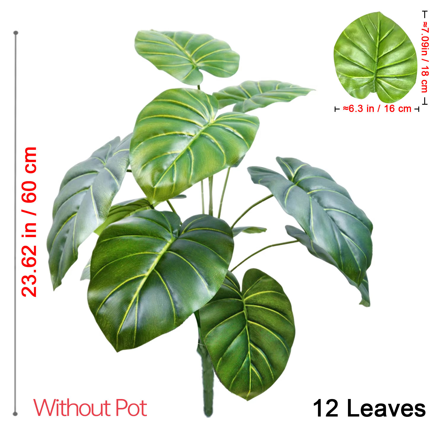 1 Stuk 60-105cm Levensechte Ku - Monstera Adansonii recensie en prijs
