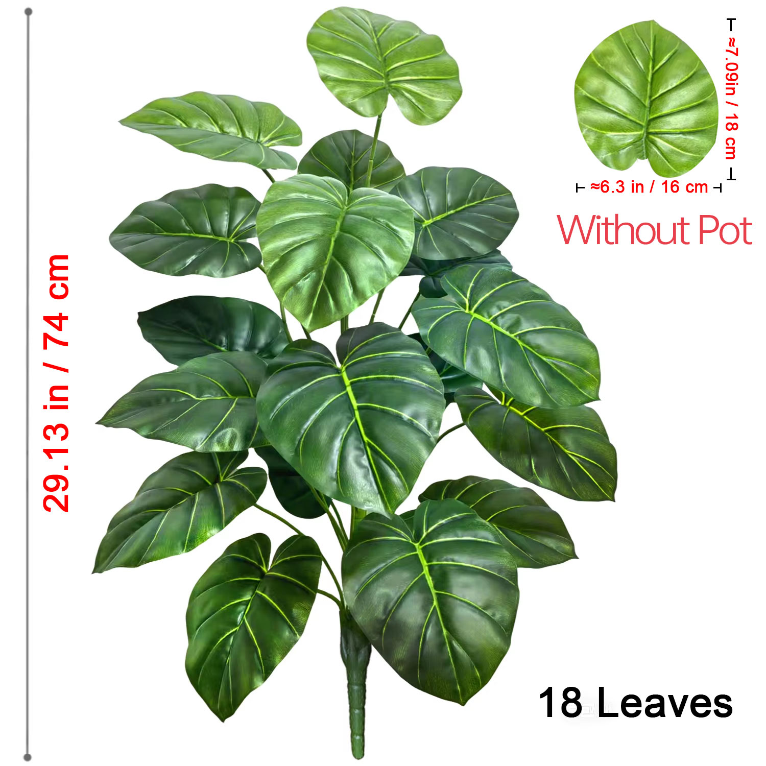 1 Stuk 60-105cm Levensechte Ku - Monstera Adansonii recensie en prijs