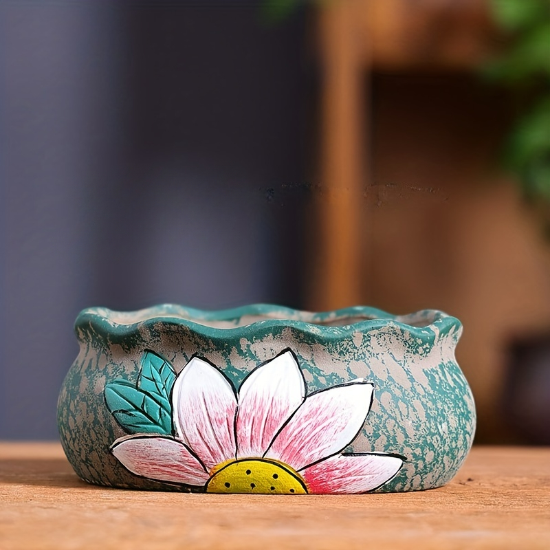 Vintage handgeschilderde keram - Aloe Vera Pot recensie en prijs