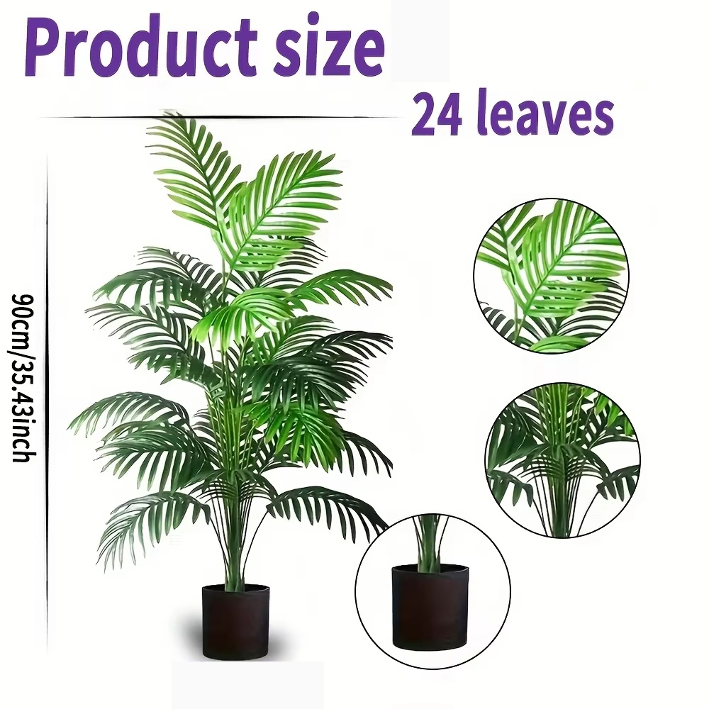 24-bladeren Areca Palm kunstpl - Ficus Lyrata Tree recensie en prijs