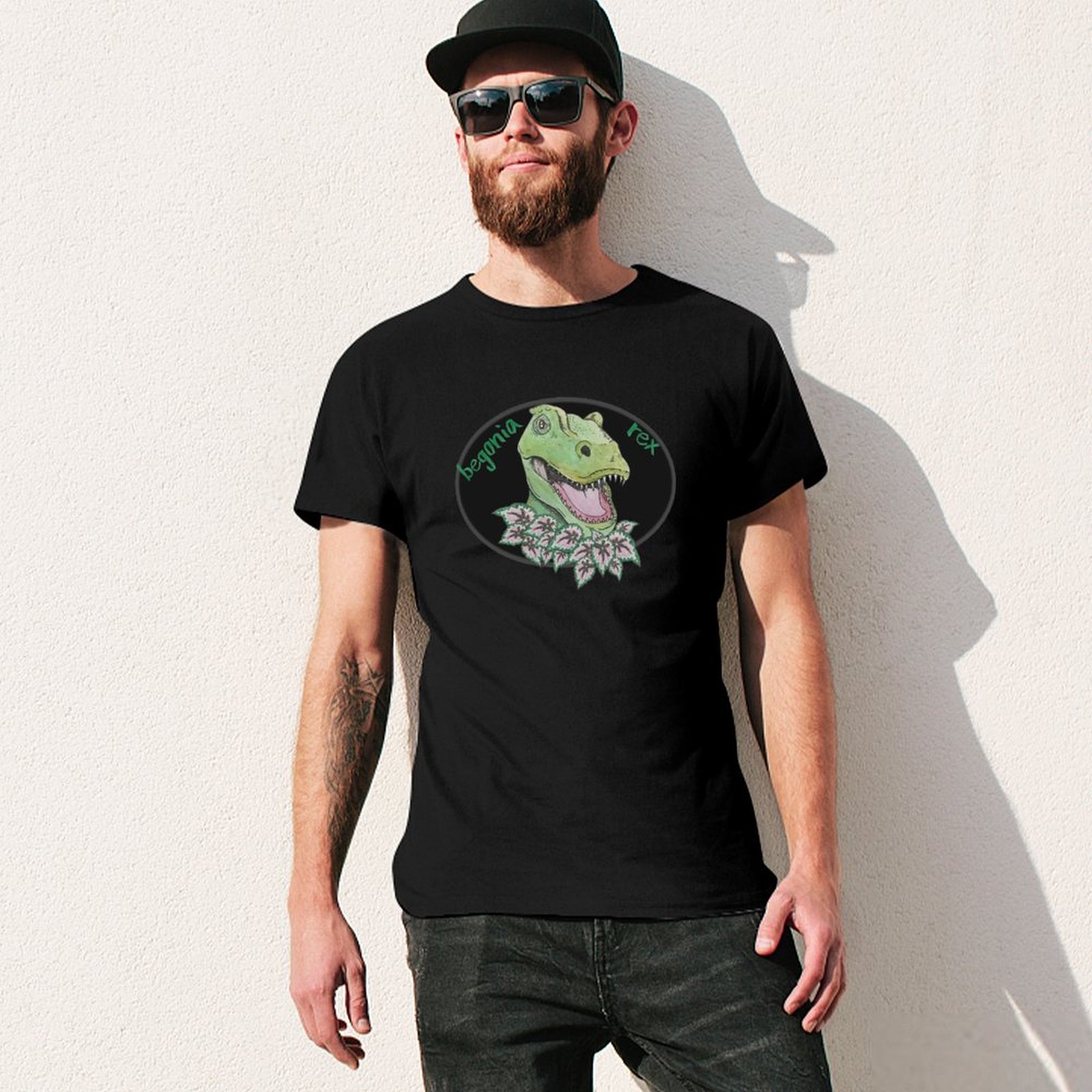 T rex begonia T-shirt heren T- - Begonia Rex recensie en prijs