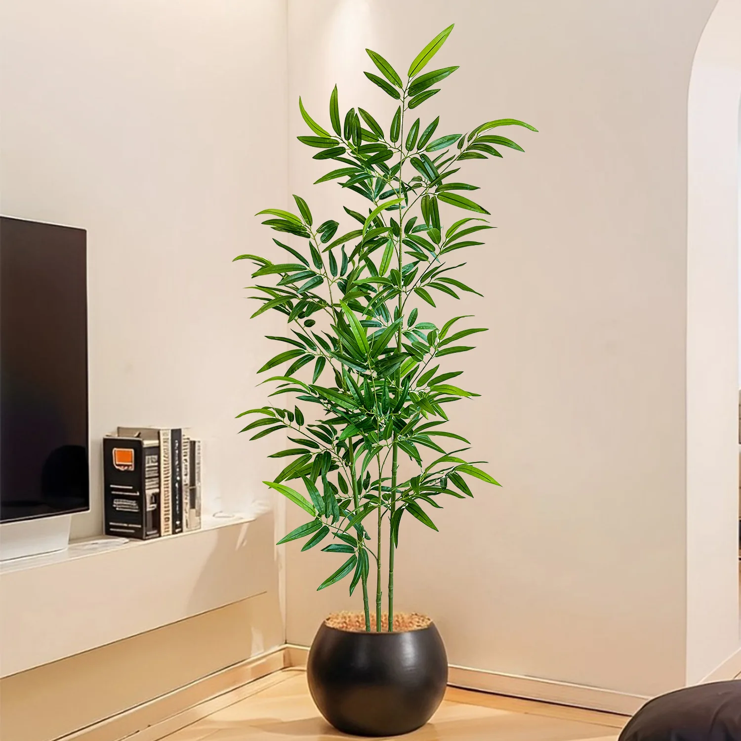 Kunstmatige groene bamboe, onv - Ficus Lyrata Tree recensie en prijs