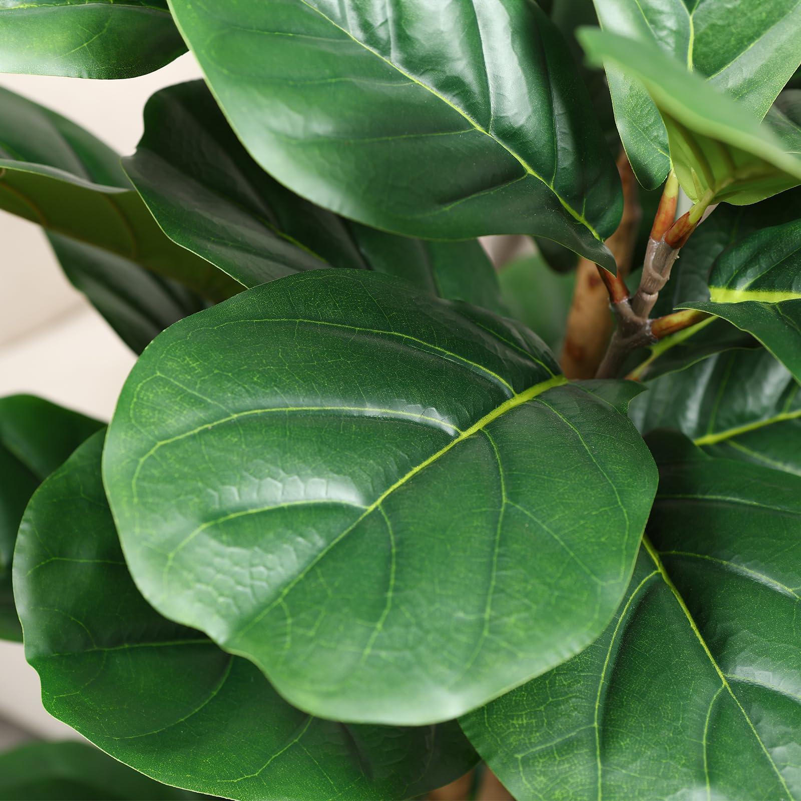 Kunstmatige vijgenboom met wit - Ficus Lyrata Tree recensie en prijs