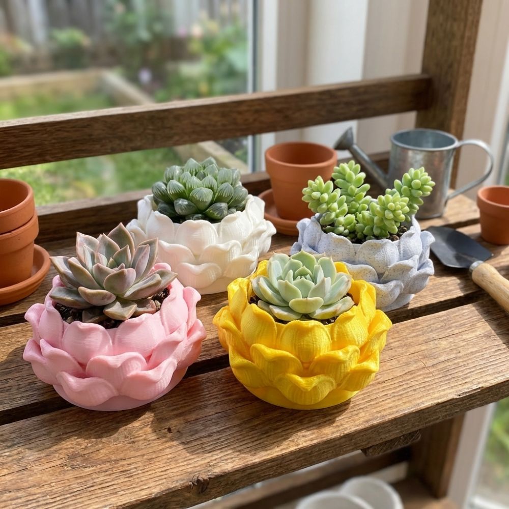 Lotusvormige succulenten pot,  - Echeveria Succulent recensie en prijs