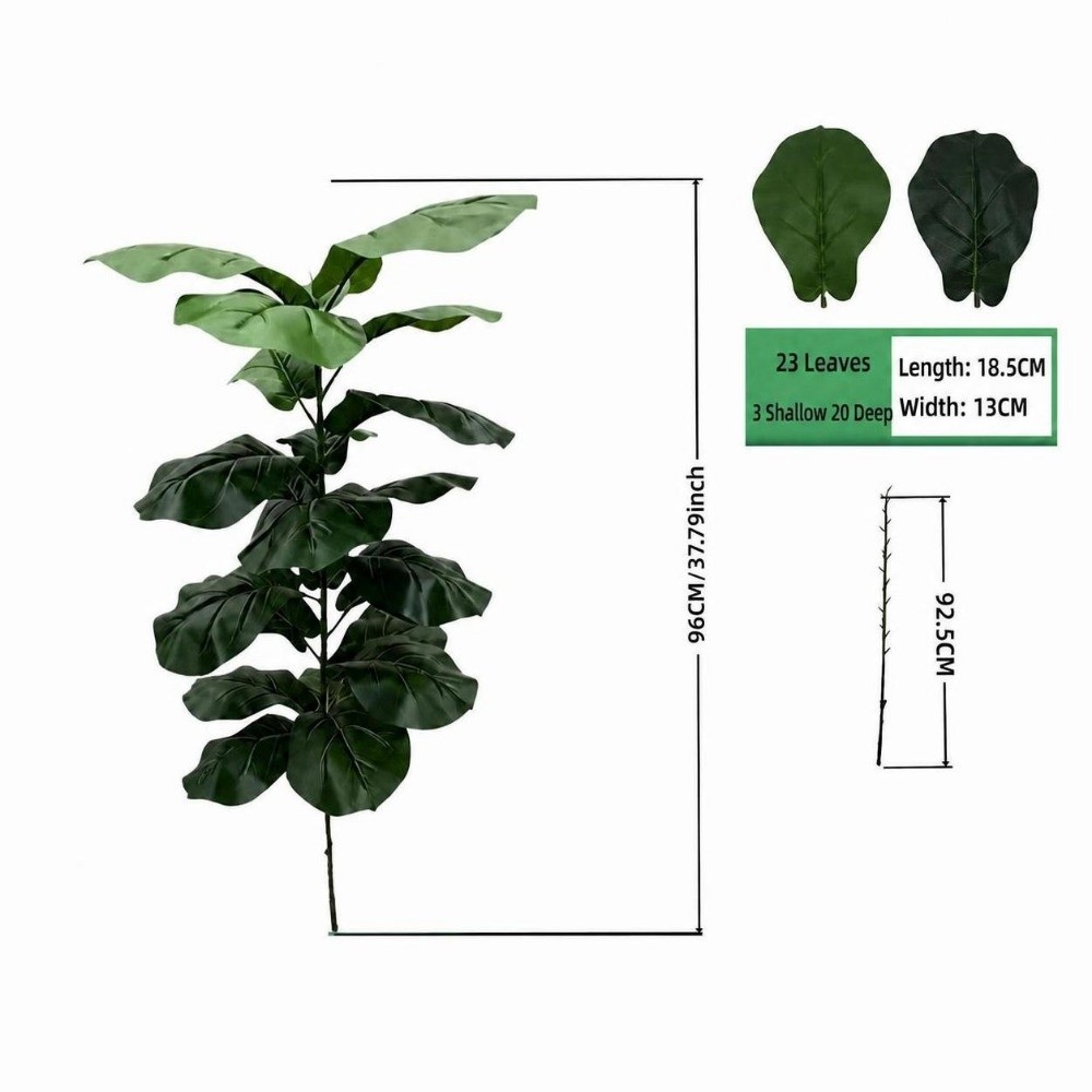 9/15/23 Kunstmatige Ficus Lyra - Ficus Lyrata Tree recensie en prijs
